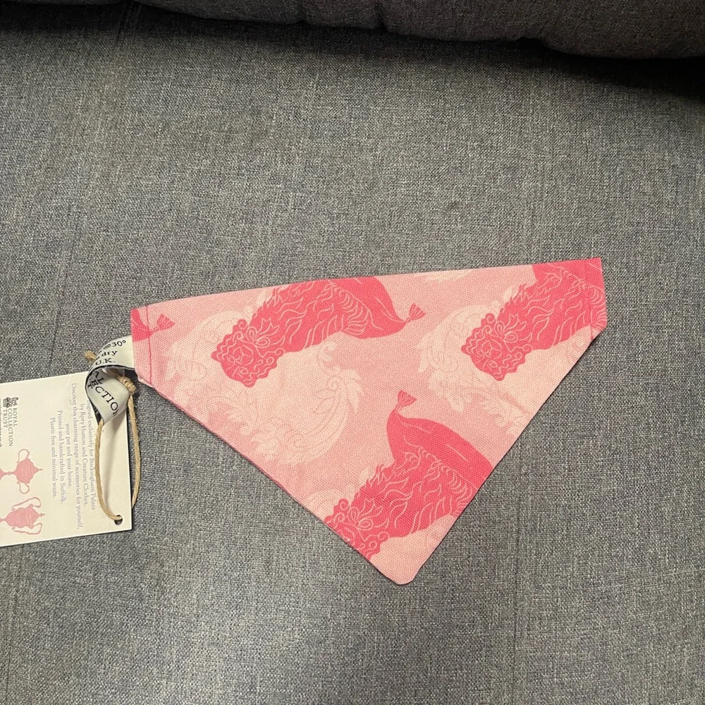 Royal Collection Trust x Rory Hutton Pink Dog Print Bandana